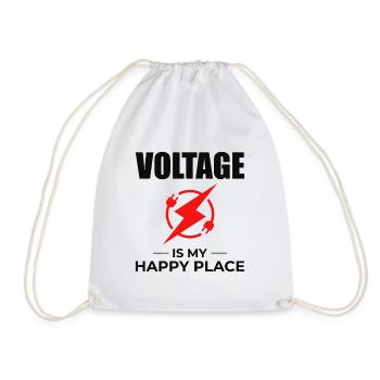 Electrician Humor Electrical Technician Engineer - Drawstring Bag - white - Front