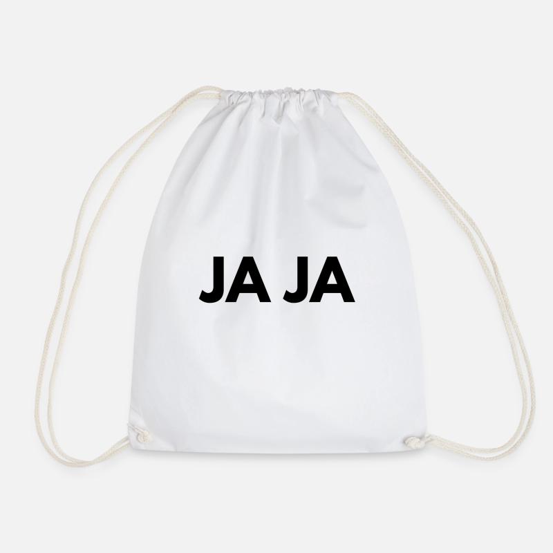 ja ja - Turnbeutel - Weiß