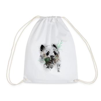 Watercolor Panda Bear - Sac de sport léger - blanc - Devant