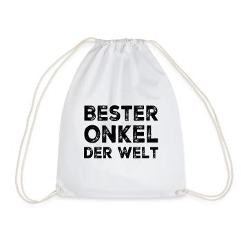 Onkel - Turnbeutel - Weiß - Vorne