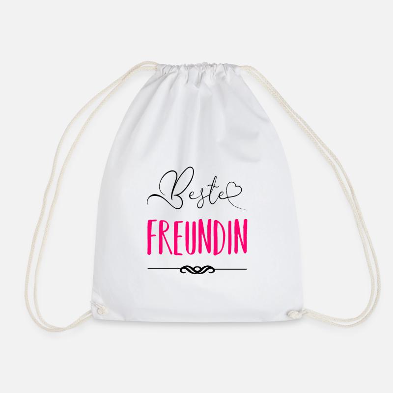 Beste Freundin - Turnbeutel - Weiß