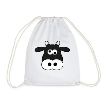 cow258 - Turnbeutel - Weiß - Vorne