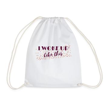 Je me suis réveillé comme ça - Sac de sport léger - blanc - Devant
