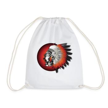 Amérindienne - Sac de sport léger - blanc - Devant