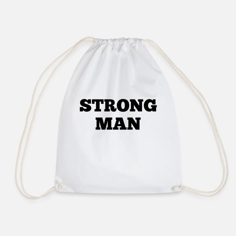 Strongman - Turnbeutel - Weiß