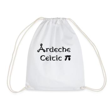 Ardeche celtic noir - Sac de sport léger - blanc - Devant