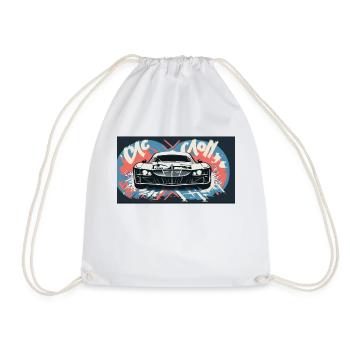 Headlights of a Racecar - Turnbeutel - Weiß - Vorne
