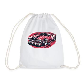 Racecar all Red - Turnbeutel - Weiß - Vorne