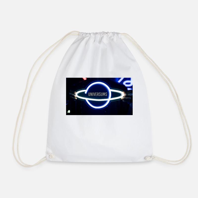 Universe - Drawstring Bag - white
