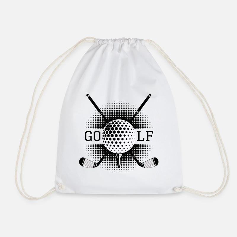 Lustiges Golf | Golfschläger | Golfer| lustig Golf - Turnbeutel - Weiß
