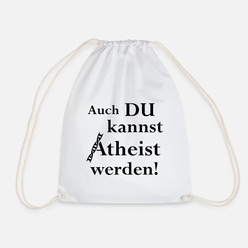 Auch du kannst Atheist werden! - Turnbeutel - Weiß