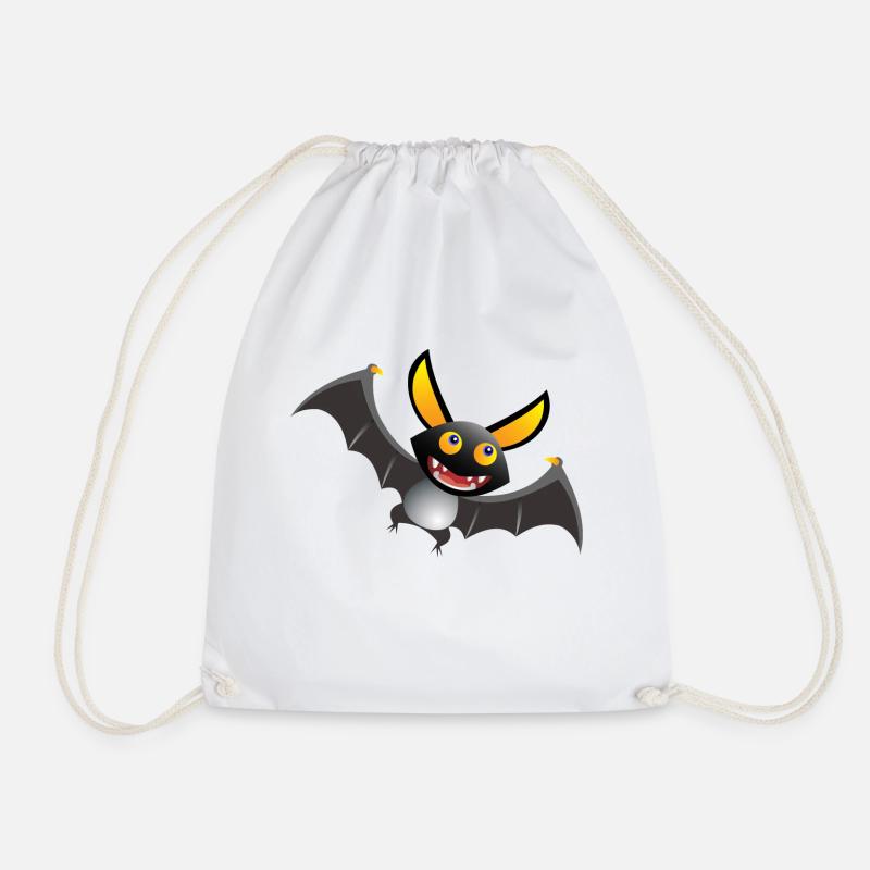 Fledermaus - Turnbeutel - Weiß