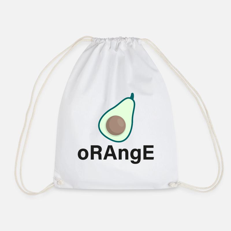 CRAZY FRUITS Collection - Drawstring Bag - white