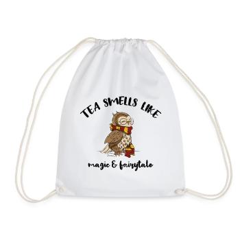 Tea smells like magic & fairytale - Turnbeutel - Weiß - Vorne