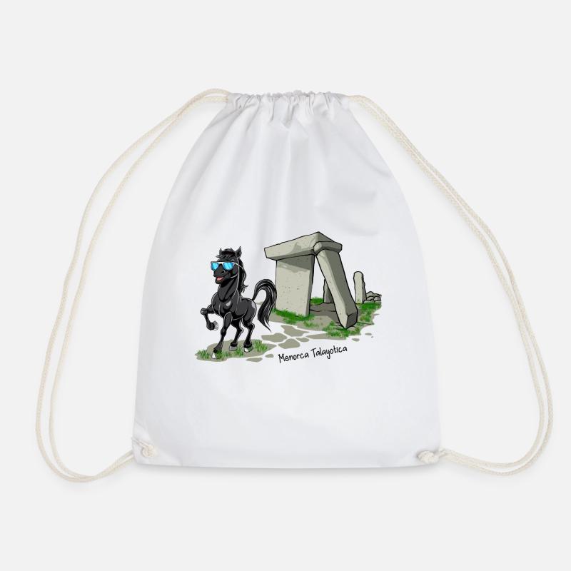 Menorca Talayotica T-shirt - Turnbeutel - Weiß
