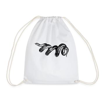 serpent - Sac de sport léger - blanc - Devant