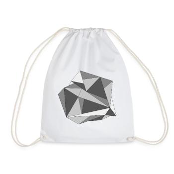 Forme géométrique - Sac de sport léger - blanc - Devant