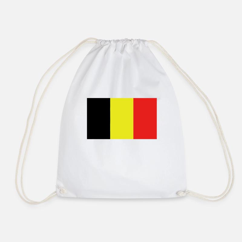 BELGIUM - BELGIUM - Drawstring Bag - white