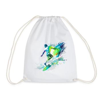 Surfer - Drawstring Bag - white - Front