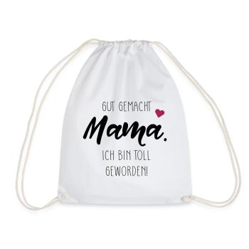 Meilleure Maman Merci Maman Fille Fils Dire Cadeau - Sac de sport léger - blanc - Devant