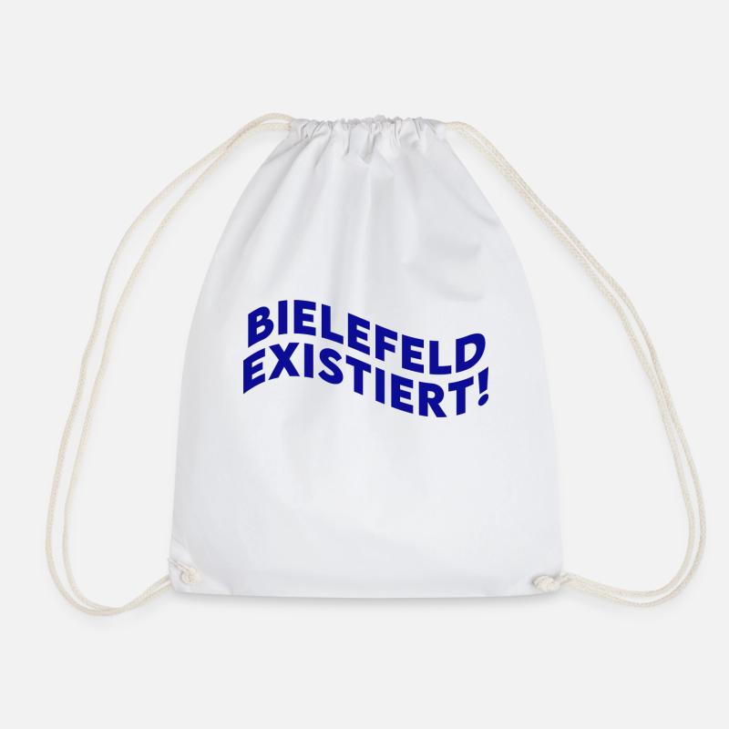 Bielefeld existiert - Turnbeutel - Weiß