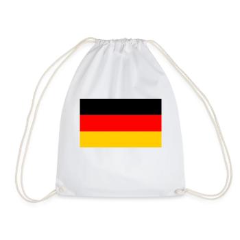 German Flag - German Flag - Drawstring Bag - white - Front