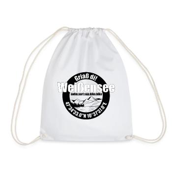 Lake Weissensee near Füssen - Drawstring Bag - white - Front