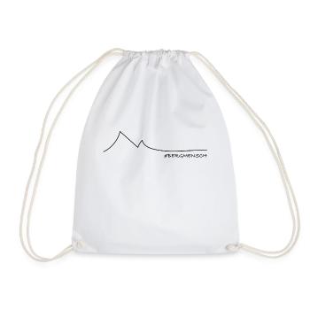 Mountain lover - Drawstring Bag - white - Front