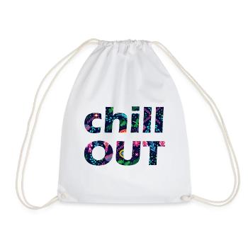 CHILL OUT - Turnbeutel - Weiß - Vorne
