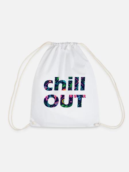 CHILL OUT - Turnbeutel - Weiß