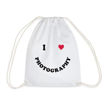 Fotografie - Turnbeutel - Weiß - Vorne