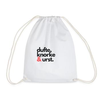 Dufte Knorke Urst - Turnbeutel - Weiß - Vorne