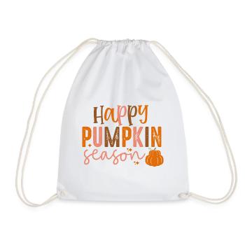 Bonne saison des citrouilles - Sac de sport léger - blanc - Devant