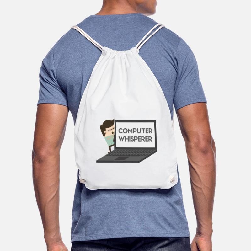 Computer Whisperer Programmer Computer Scientist Drawstring Bag