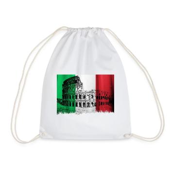 Kolosseum Italien Rom - Turnbeutel - Weiß - Vorne