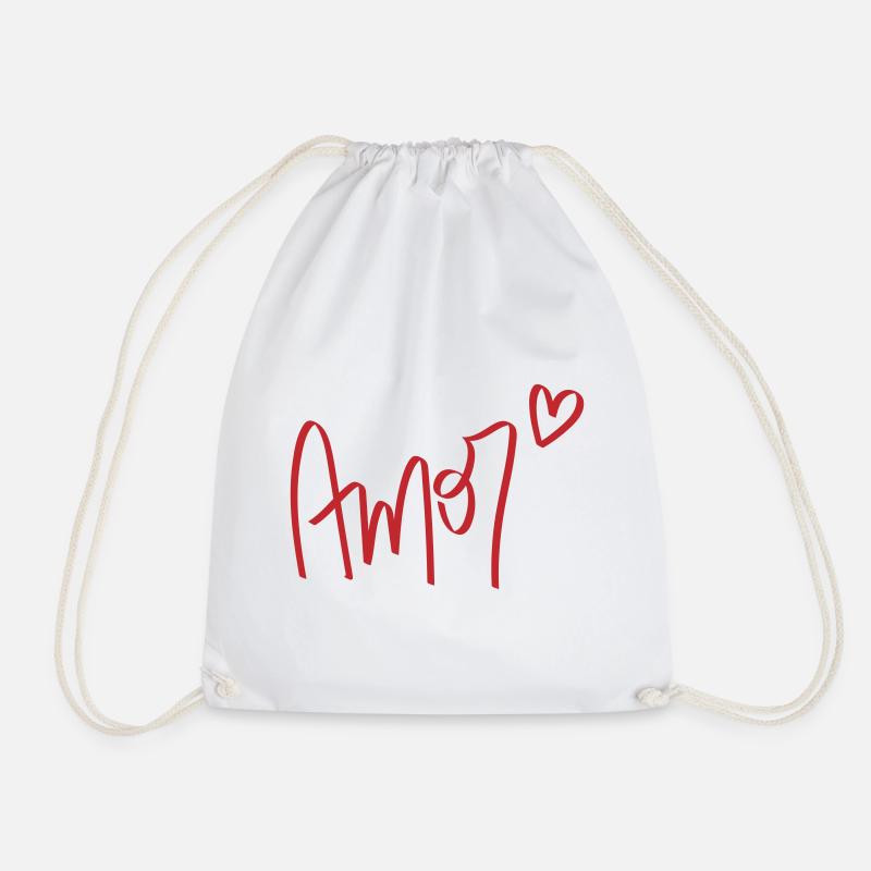 Amor ❤️️ - Sac de sport léger - blanc
