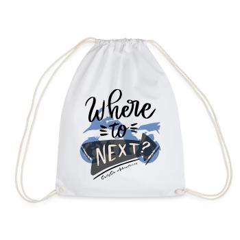 66 Aventures - Où aller ensuite - Sac de sport léger - blanc - Devant