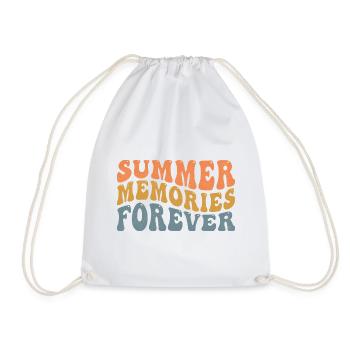 Souvenirs d’été - Sac de sport léger - blanc - Devant