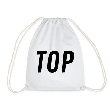 TOP Gift - Drawstring Bag - white - Front