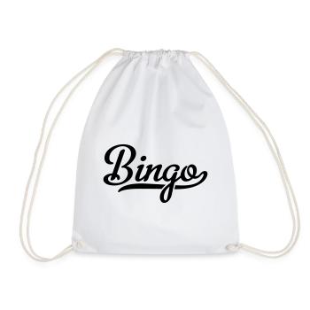 BINGO - Drawstring Bag - white - Front