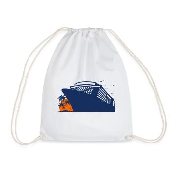 Croisière, Bateau De Croisière, Croisière - Sac de sport léger - blanc - Devant