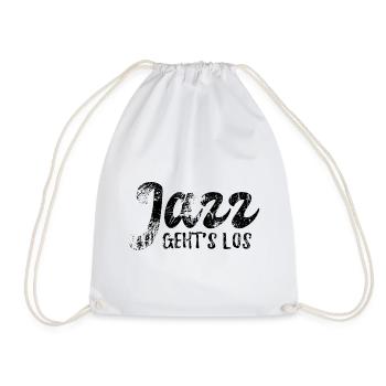 Jazz geht's los - Jazz Musik Fan Geschenk - Turnbeutel - Weiß - Vorne