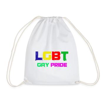 LGBT - Turnbeutel - Weiß - Vorne