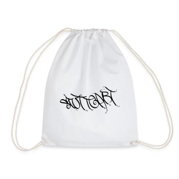 Trendy Stuttgart T-Shirt - Drawstring Bag - white - Front