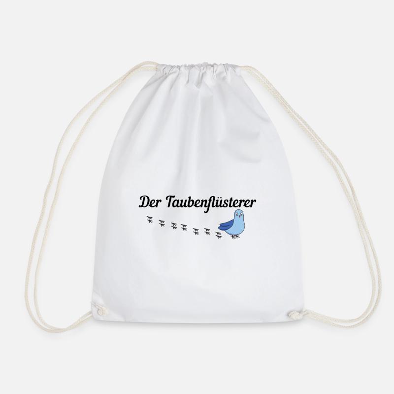 Taubenzüchter Taubenzucht Brieftaube Geschenk - Turnbeutel - Weiß