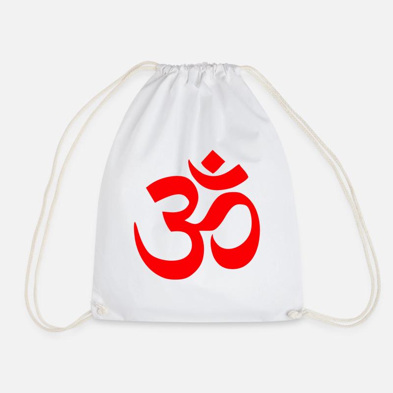 mantra om - Turnbeutel - Weiß
