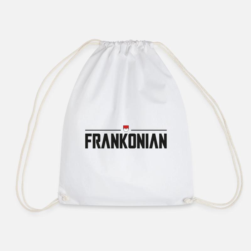 Frankonian Franken schwarz - Turnbeutel - Weiß