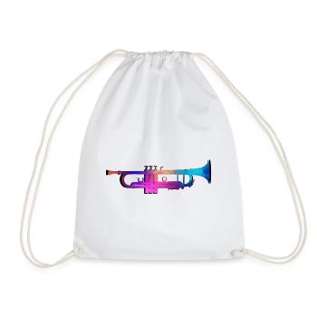 Trompette - Sac de sport léger - blanc - Devant