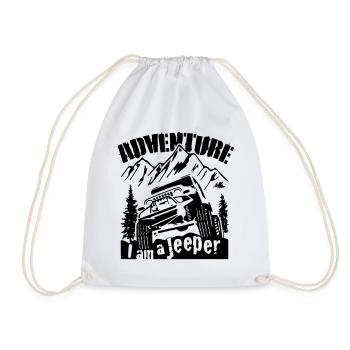 I am A Jeeper - Sac de sport léger - blanc - Devant