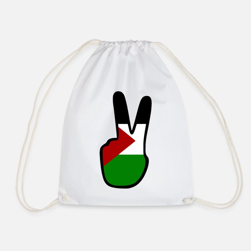 Free palestine - Turnbeutel - Weiß